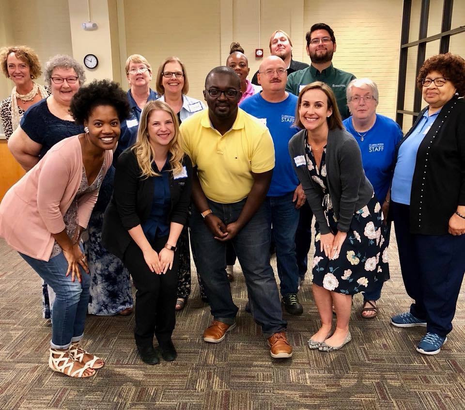 Macon library training group photo
